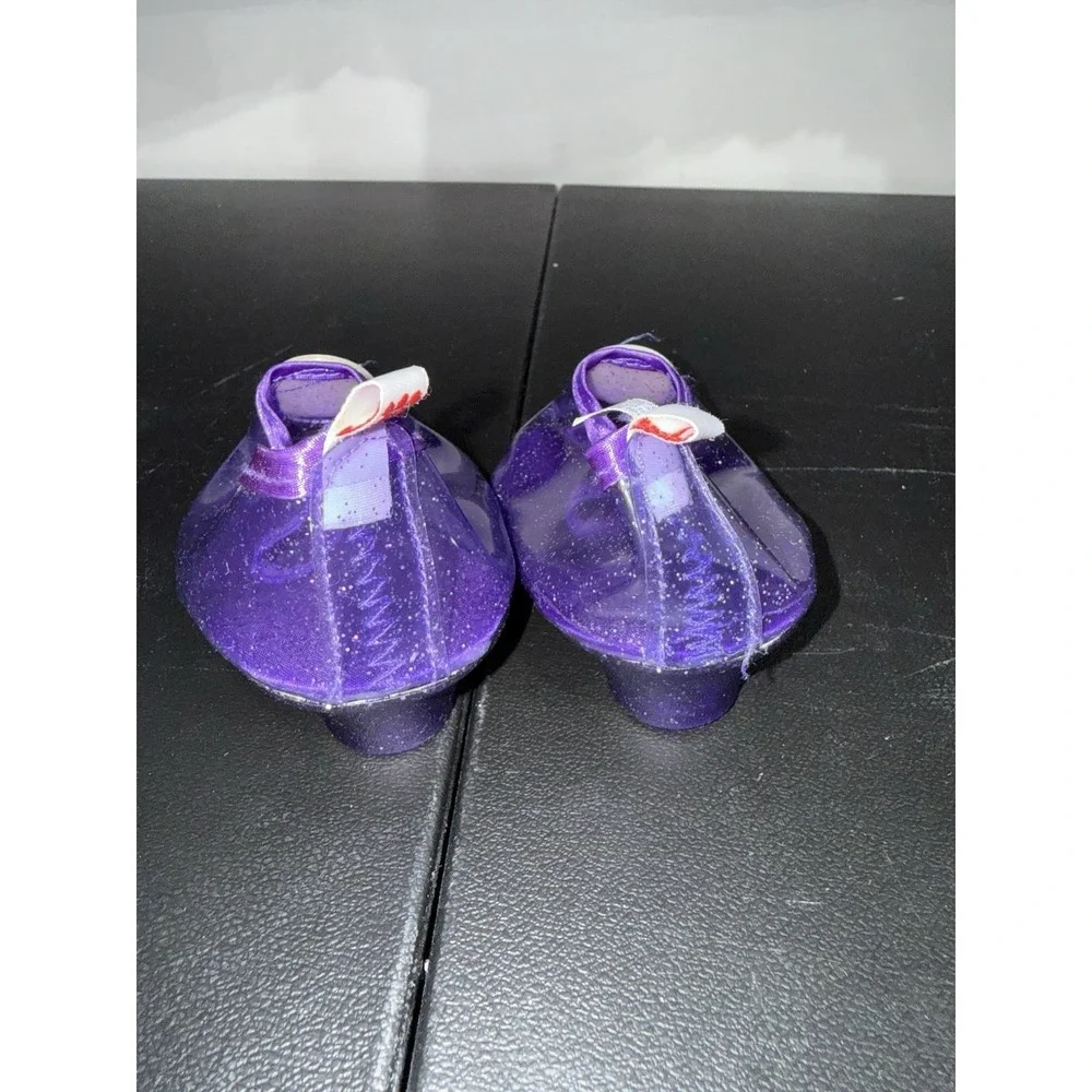 Build-A-Bear Ariel Cameo Limited Edition Purple Sparkly High Heel BAB‎ Shoes